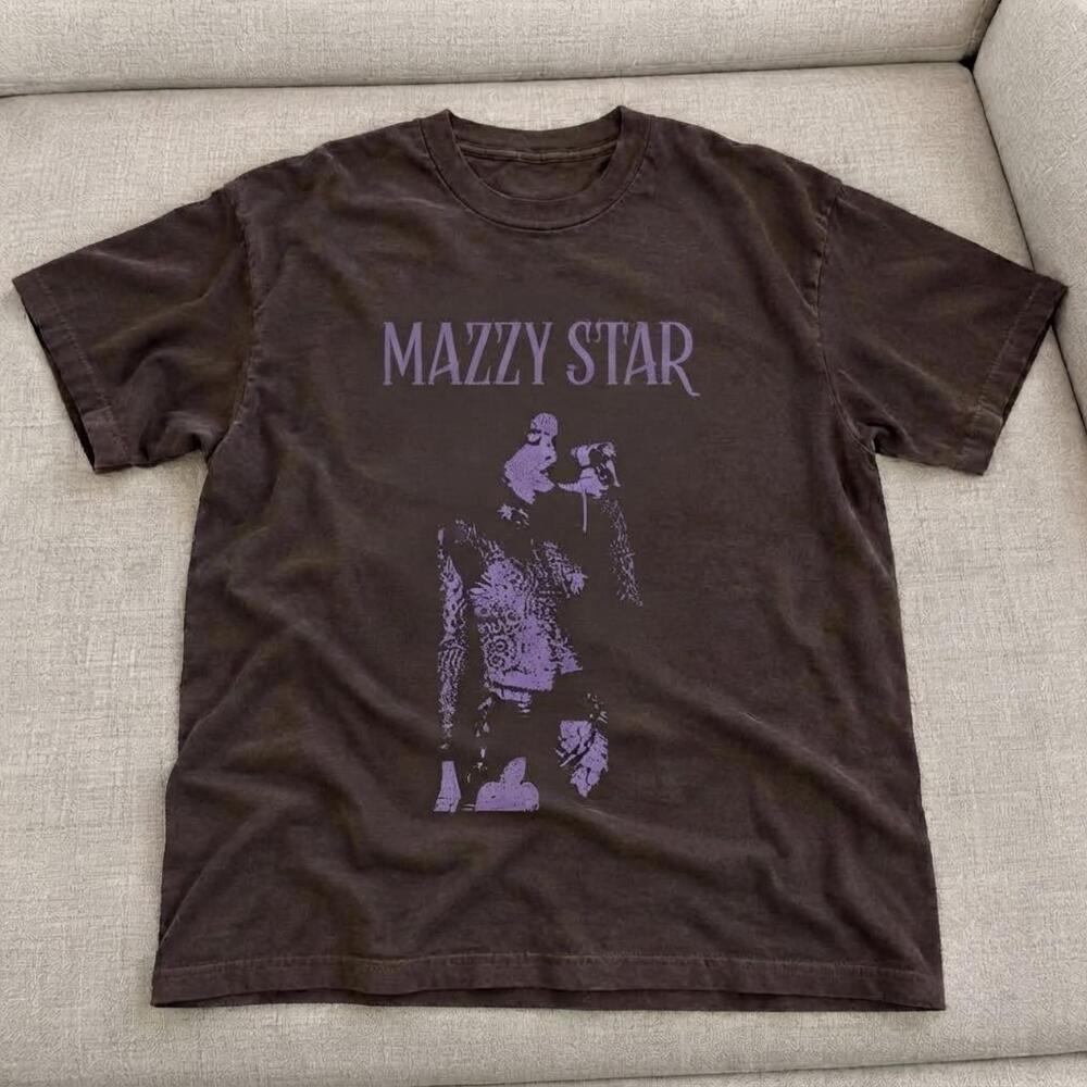 Mazzy Star Hope Sandoval Silhouette Vintage Graphic T-Shirt